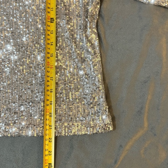 Ricki's Silver Sequin Long Sleeve Blouse

#1039 - Picture 3 of 7